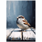 Deco Print Delft Sparrow