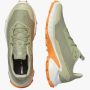 Salomon Womens Alphacross 5 Trail Sneaker Tea Icicle Papaya - 10.5