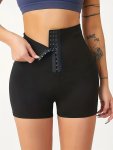 High Waist Versatile Sports Shorts Slim Fit Adjustable Buckle Fitness Shorts Women's Activewear