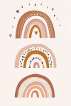Boho Rainbows Canvas Print - 600MM X 600MM