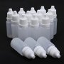 Plastic Squeeze Dropper Bottles 5-PACK Oval Unscented Refillable Containers For Eye Drops Saline Essential Oils Freezer Safe Easy To Squeeze Leakproof Travel Accessories