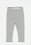 PoP Candy Striped Leggings - Black & White
