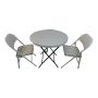 Sastro - 2 Folding Padded Chair Outdoor Dining Table COMBO-TP2