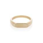 Vista Signet Ring In Yellow Gold - 18CT