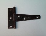 Blk Kaufmann Tee Hinge Japan Ld 100MM Pair Bulk