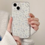 Floral Pattern Clear Tpu Phone Case For Iphone 11 12 13 14 15 Pro MAX XS XR 7 8 Plus - Durable Protective Cover With Elegant Flo