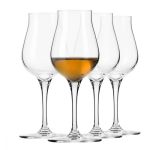 Krosno Brandy & Cognac Snifter Glasses Rum Tasting Gift Set Set Of 4 3.7 Oz Avant-garde Collection For Home Restaurants & Kitche