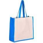 Soco Cotton Tote – Cyan