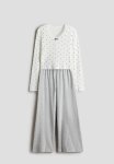 Jersey Pyjamas - White Spotted