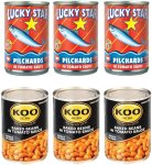 Pilchards In Tomato Sauce And Beans Combo Beans