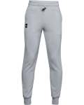 Boys' Ua Rival Fleece Joggers - Mod Gray Light HEATHER-011 Ylg
