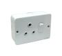 Switch Industrial Wall Socket Plug Single White