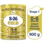 S-26 Gold Newborn Infant Starter Formula 900G