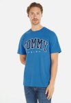 Tommy Hilfiger Tjm Reg Arch Varsity Tee Ext - Coastal Cobalt