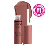 Professional Makeup Butter Gloss Non Sticky Lip Gloss - Brown Mauve