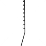 F pole - 10LINE Angle Tube Black