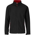 Geneva Mens Softshell Jacket Black Red