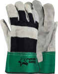 Pioneer Denim Stripe Chrome Leather Green Cuff