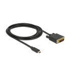 MicroWorld USB C M To Dvi M