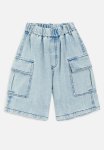 PoP Candy Denim Utility Shorts-light Blue