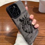 Heart Analysis Faux Leather Case For IPHONE15 14 13 12 11 Plus pro promax xr xs xs MAX 8 7PLUS Full-coverage Shockproof Phone Ca
