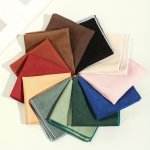 1PC Men's Fashionable Pocket Square - 22CM X 8.7INCH Viscose Fabric Suitable For Business Commuting