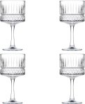 Pack Of 4 Elysia AD09356 Cocktail Glass Set