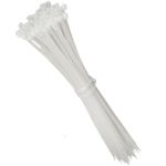 Zenith Cable Ties - White - 50 Pieces