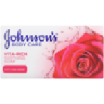 Johnsons Johnson's Vita-rich Rose Water Replenishing Soap 175G