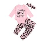 Longsleeve Pink Daddys Girl Leopard Set 3-6M - The Purple Lovey