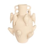 Ceramic Bird Vase With Looped Handles