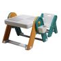 Multi-functional Building Block Table With Drawing Board Easel & Chair