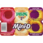 Mini-d Strawberry Granadilla & Vanilla Flavoured Dairy Snacks 6 X 75G