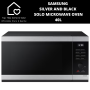 Samsung Silver And Black Solo Microwave Oven - 40L