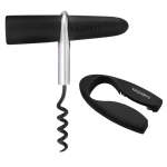 Barware Tool Set: 2-IN-1 Corkscrew Wine Stopper & 1X Foil Cutter