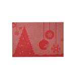 Christmas Tree Pvc Placemat 30X45 - Red