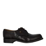 Crockett & Jones Emmet Glace Kid Mens Shoes Cafe