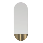 Brass Pill Mirror - 45CM W X 110CM L X 2.2CM Depth