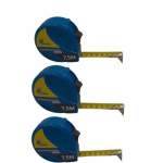 Smte Measuring Tape Steel Blue 7.5M-3 Pack With Keychain