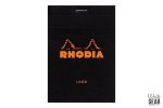 Rhodia Black Head Stapled Lined N12