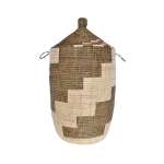 Black Woven Laundry Basket - Design 1
