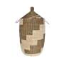 Black Woven Laundry Basket - Design 1