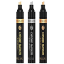 3 Colors Permanent Metallic Markers 2-3MM Larger Application Area