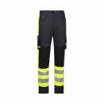 Rebel Mens Tech Gear Trousers Nightglo Lime And Gun Metal