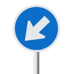 Keep Left Road Sign R103