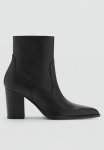 Lily Leather Boot - Black