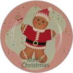 Plate Pp 33X33X1.5CM - Santa Cookie