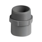 Swimming Pool Pvc Adaptor F&m 1 1/2 X 50MM Grey
