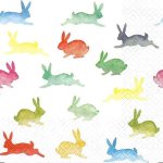 Serv D sqr Colorful Rabbits