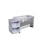 Amari Crib And Dresser Combo Grey